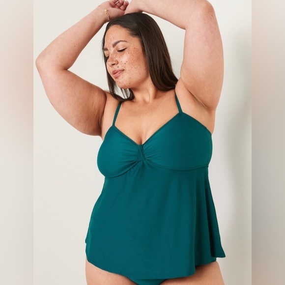 NWT! Genteal Soul Knotted A-Line Tankini Swim Top for Women - Multiple 💎 - Picture 6 of 10